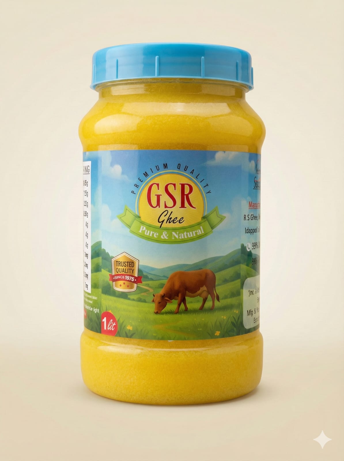 GSR Pure Cow Ghee - 1 Litre